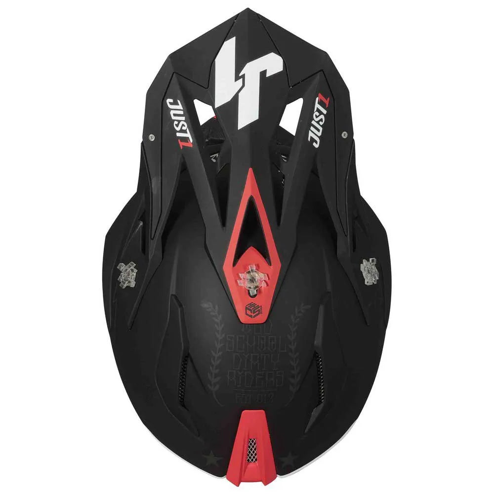 Capacete Just1 J18 Old School Black Matt