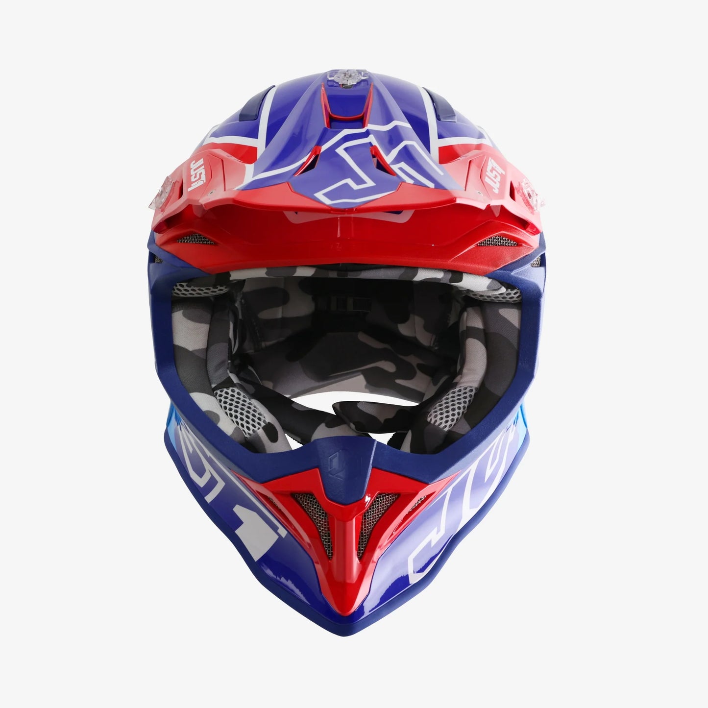 Capacete Just1 J39 THRUSTER Red/Blue/White Gloss