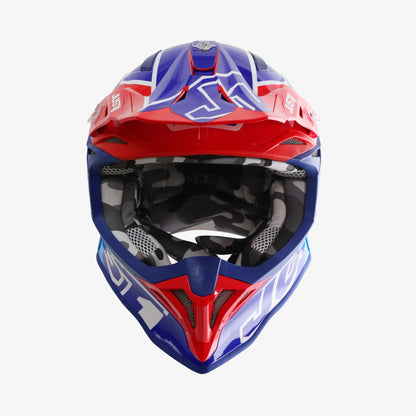 Capacete Just1 J39 THRUSTER Red/Blue/White Gloss