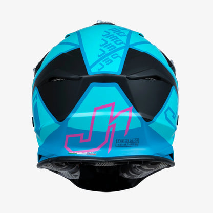 Capacete Just1 J39 THRUSTER Petrol Blue/Fuxia/Black