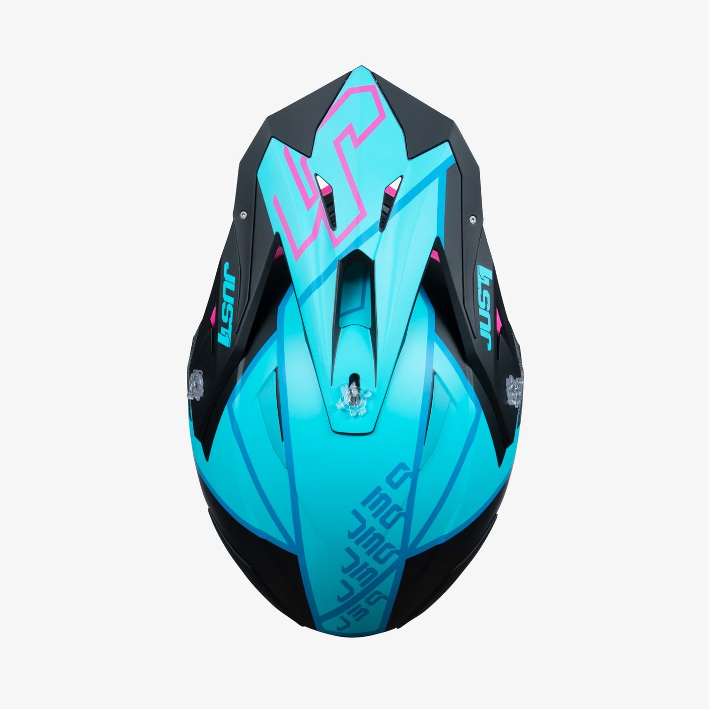 Capacete Just1 J39 THRUSTER Petrol Blue/Fuxia/Black