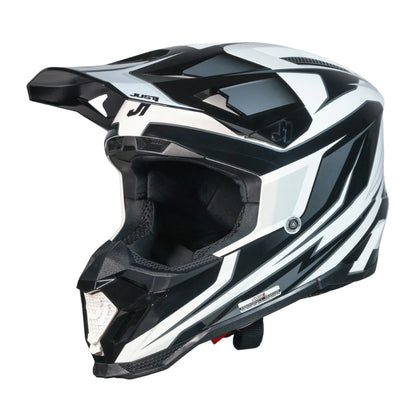 Capacete Just1 J40 Speed Black/White Gloss