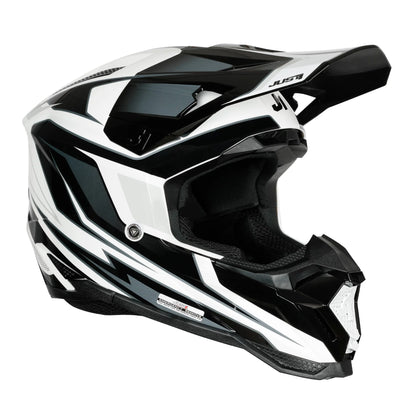 Capacete Just1 J40 Speed Black/White Gloss