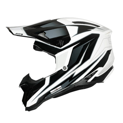Capacete Just1 J40 Speed Black/White Gloss