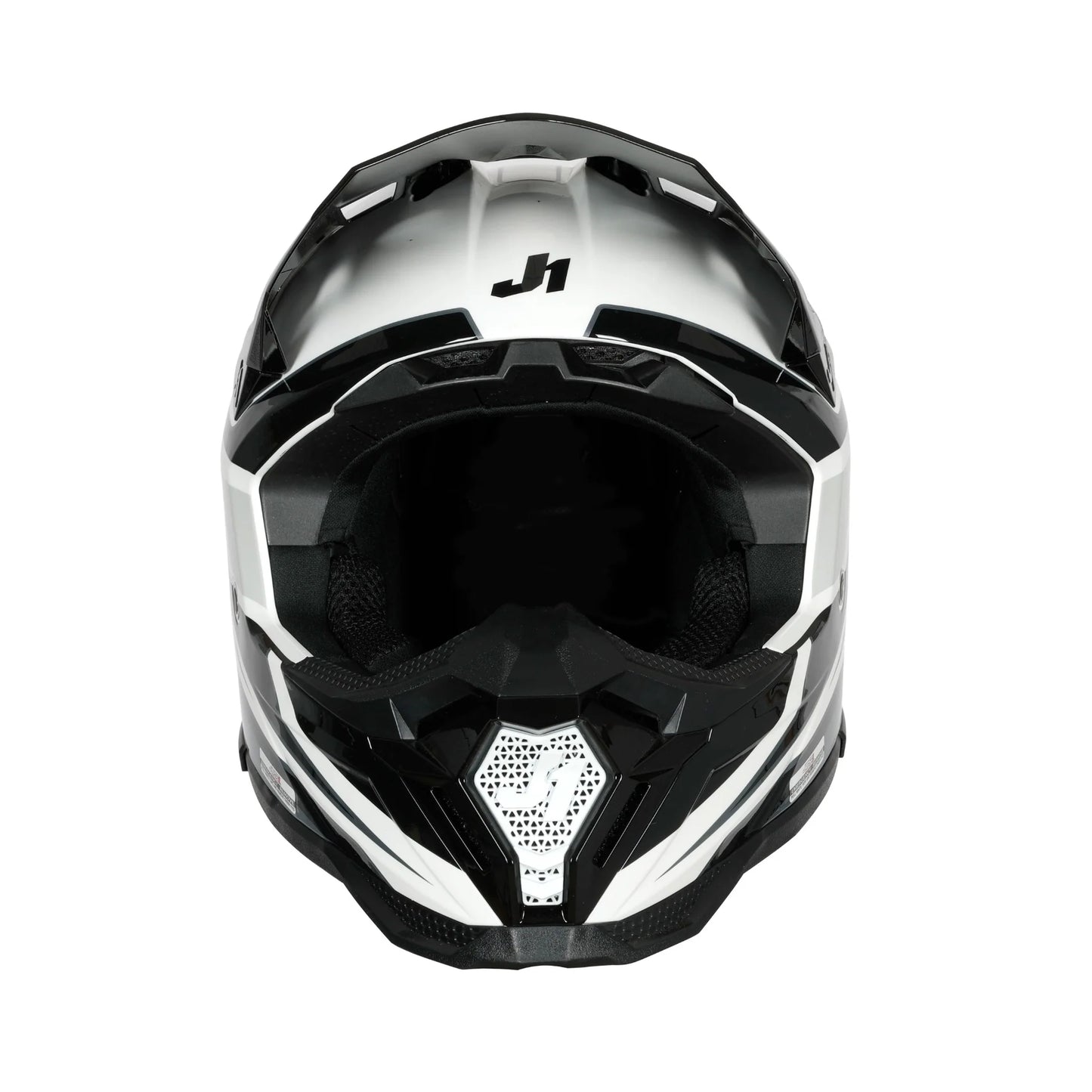 Capacete Just1 J40 Speed Black/White Gloss