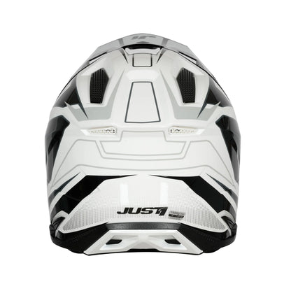 Capacete Just1 J40 Speed Black/White Gloss