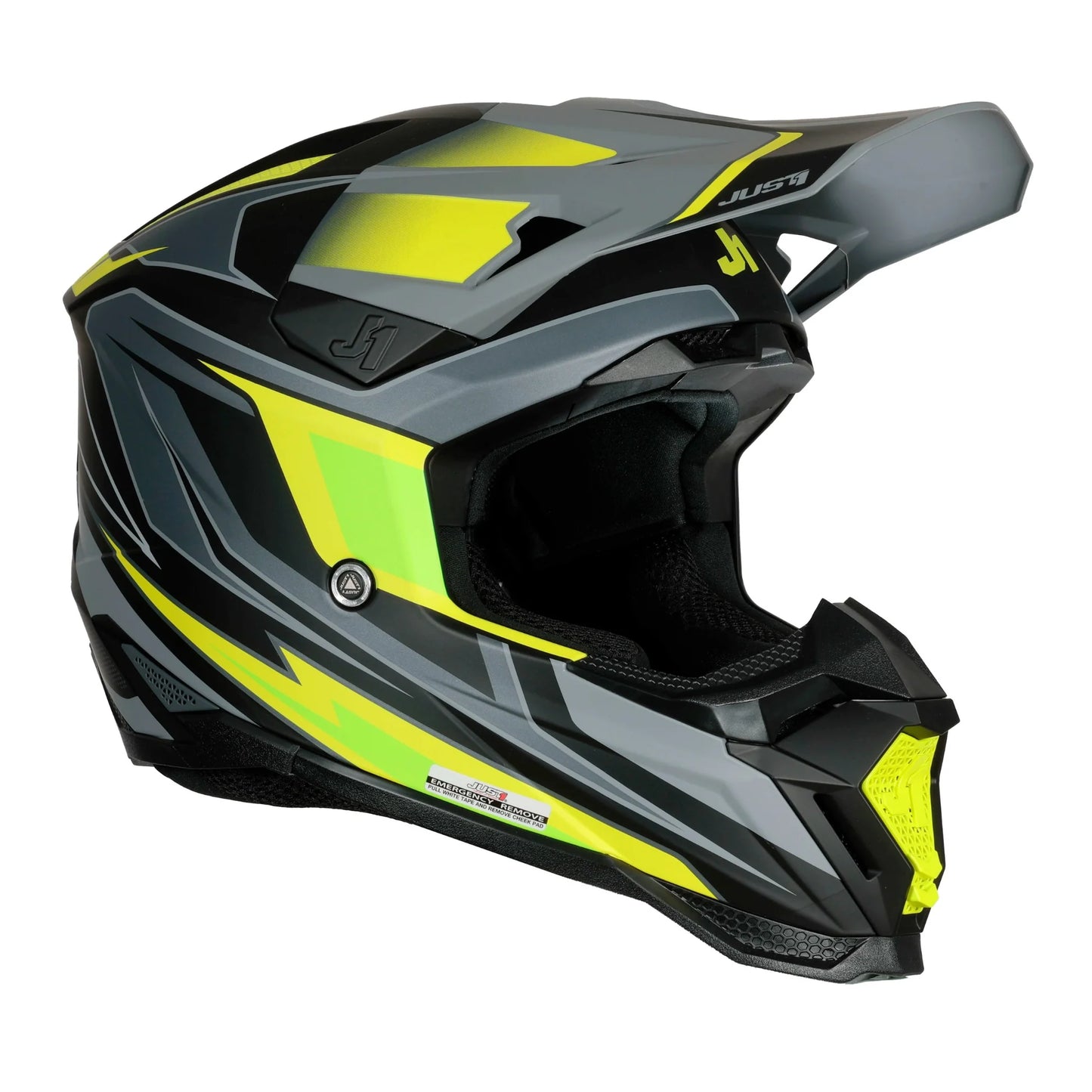Capacete Just1 J40 Speed Fluo Yellow/Black