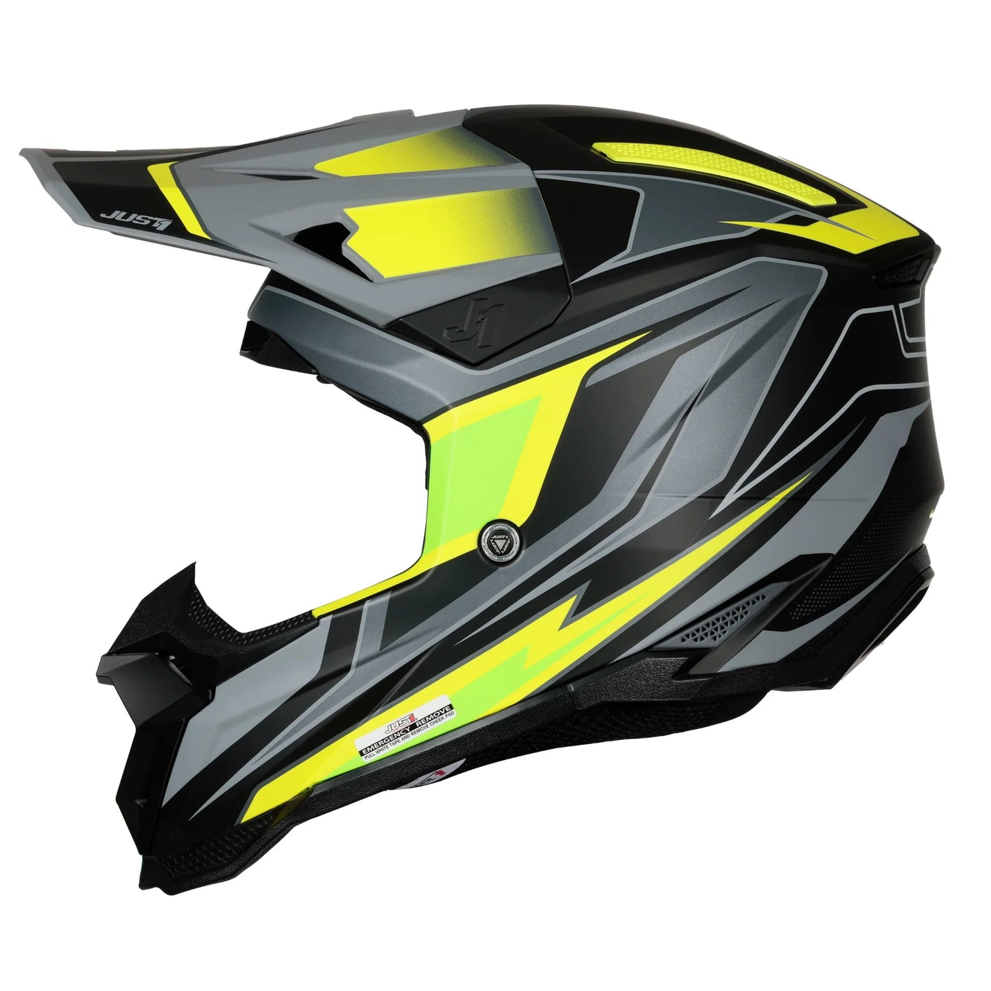 Capacete Just1 J40 Speed Fluo Yellow/Black