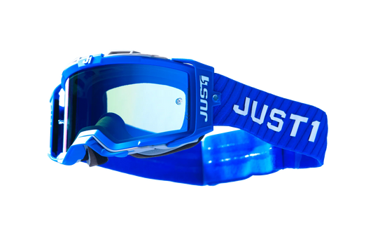 Just1 NERVE Korten Blue/White (Mirror Light Blue Lens)