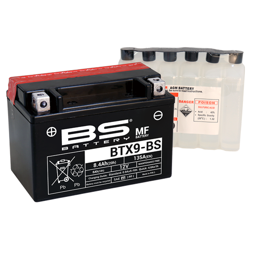 Bateria BTX9-BS LTZ 400