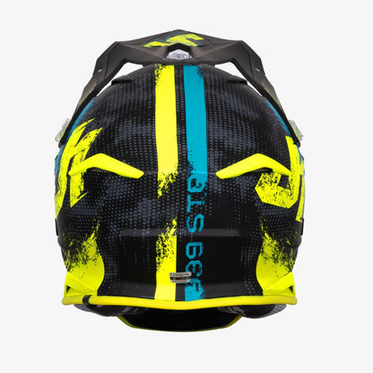 Capacete Just1 J39 Storm Blue/Fluo Yellow/Black Matt