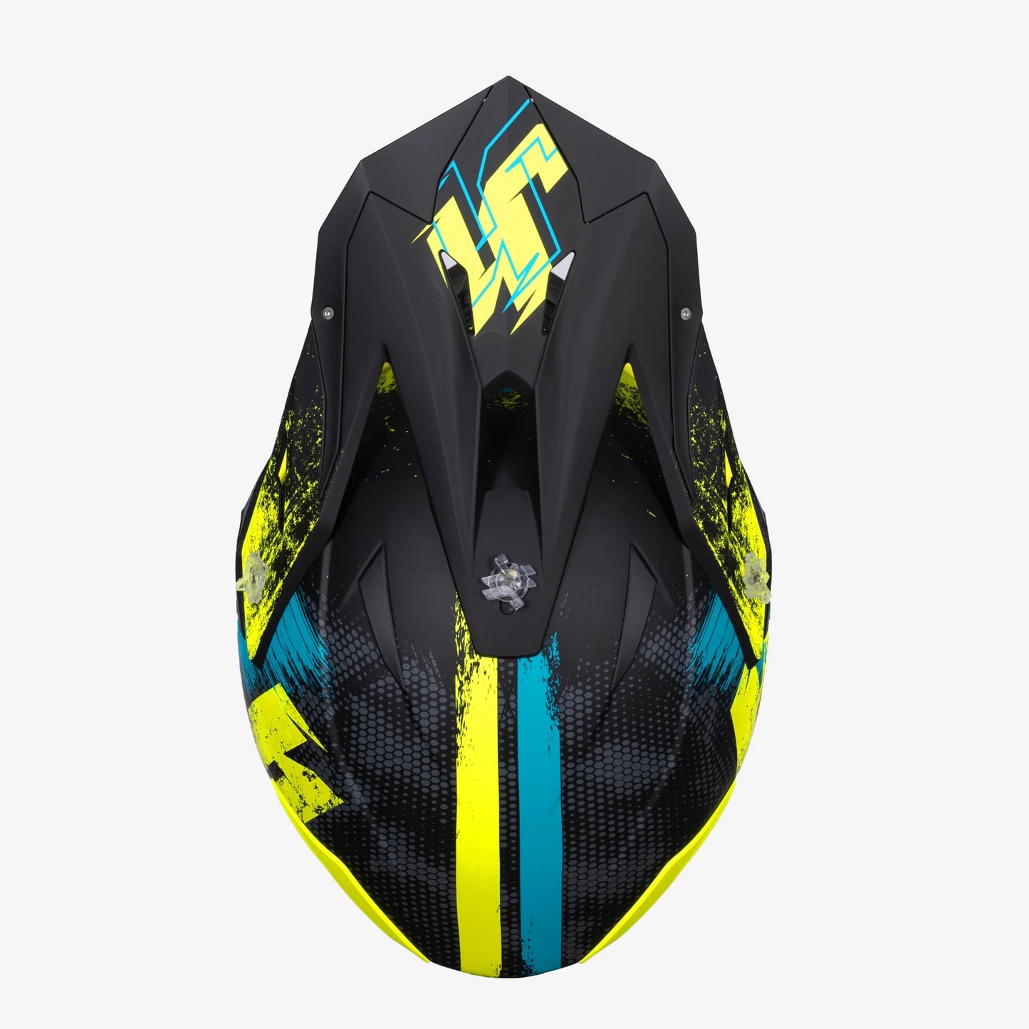 Capacete Just1 J39 Storm Blue/Fluo Yellow/Black Matt