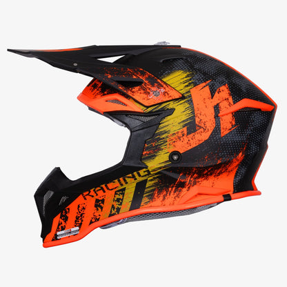 Capacete Just1 J39 Storm Orange/Sand/Black Matt