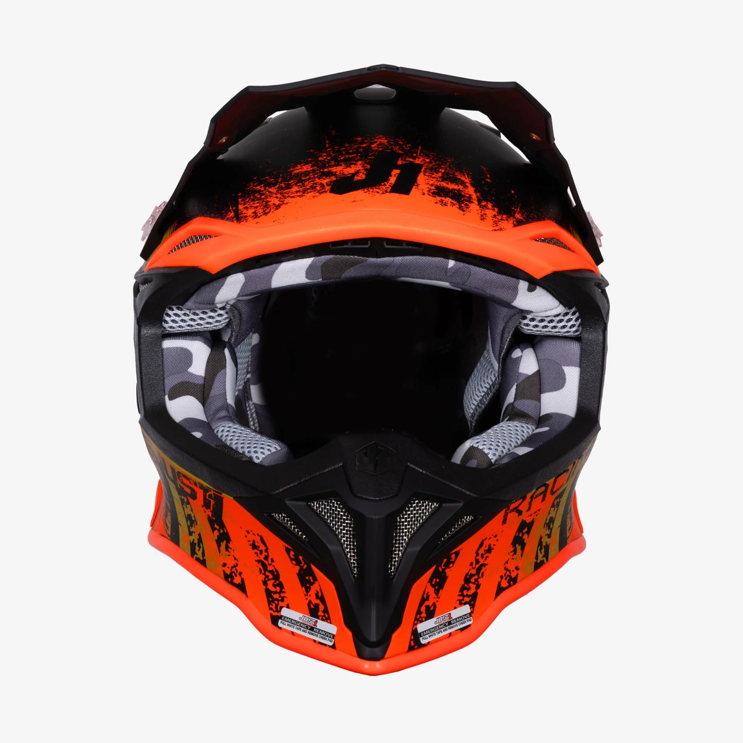 Capacete Just1 J39 Storm Orange/Sand/Black Matt
