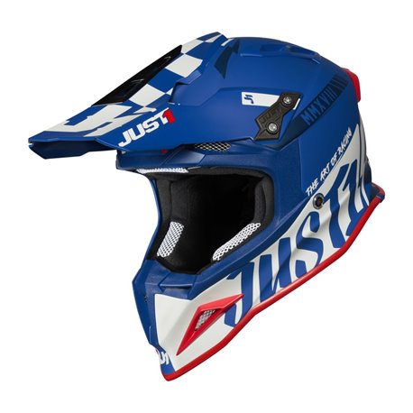 Capacete Just1 J12 Pro Racer White/Blue