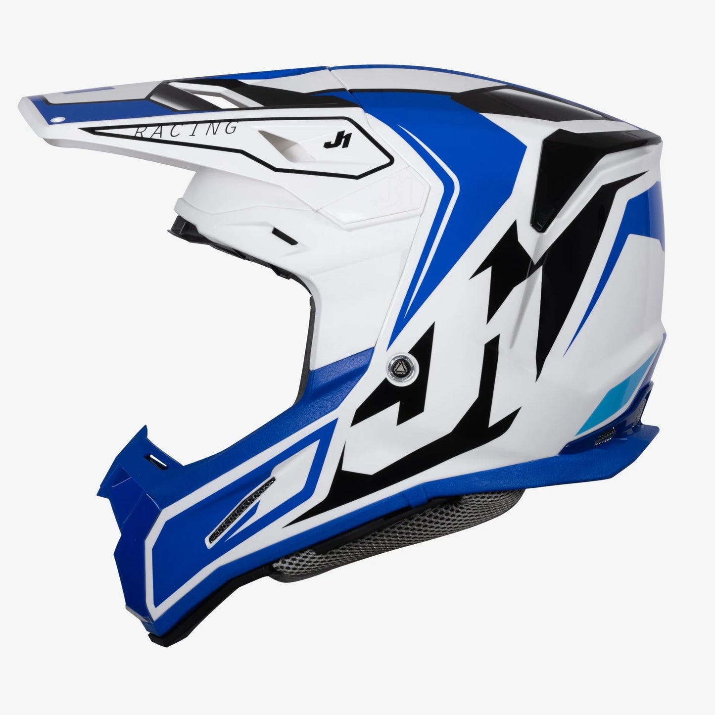 Capacete Just1 J22F Talent Blue/White Gloss