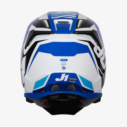 Capacete Just1 J22F Talent Blue/White Gloss