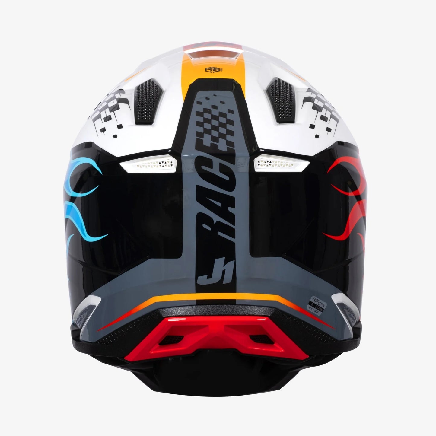 Capacete Just1 J40 Sixties Blue/Black/White Gloss