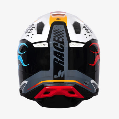 Capacete Just1 J40 Sixties Blue/Black/White Gloss