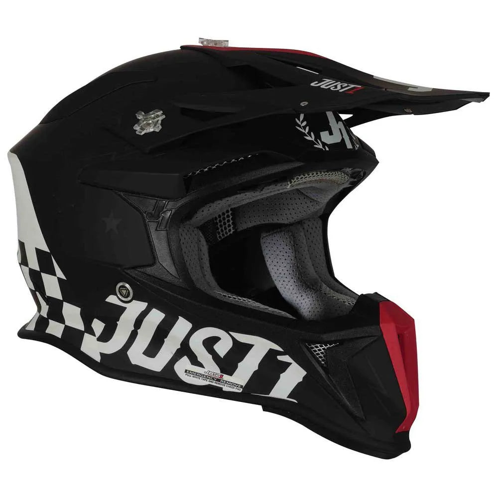 Capacete Just1 J18 Old School Black Matt
