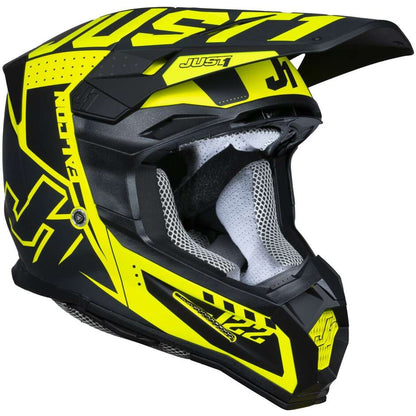 Capacete Just1 J22F Falcon Titanium Black/Fluo Yellow