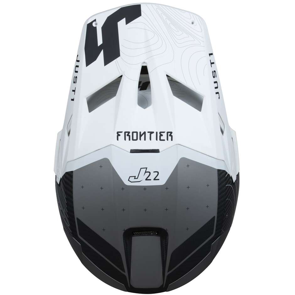 Capacete Just1 J22 Frontier Black/White Carbon