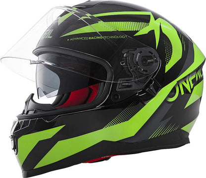 Capacete O'Neal CHALLENGER EXO V.22 BLACK/NEON YELLOW