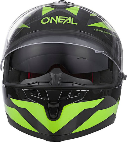 Capacete O'Neal CHALLENGER EXO V.22 BLACK/NEON YELLOW