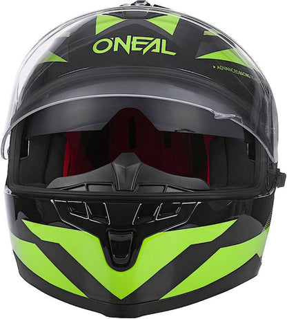 Capacete O'Neal CHALLENGER EXO V.22 BLACK/NEON YELLOW